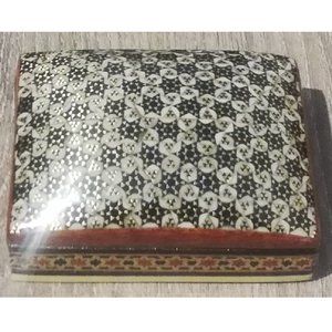 Handmade Khatam Box - Inlaid Decorative Jewelry Box